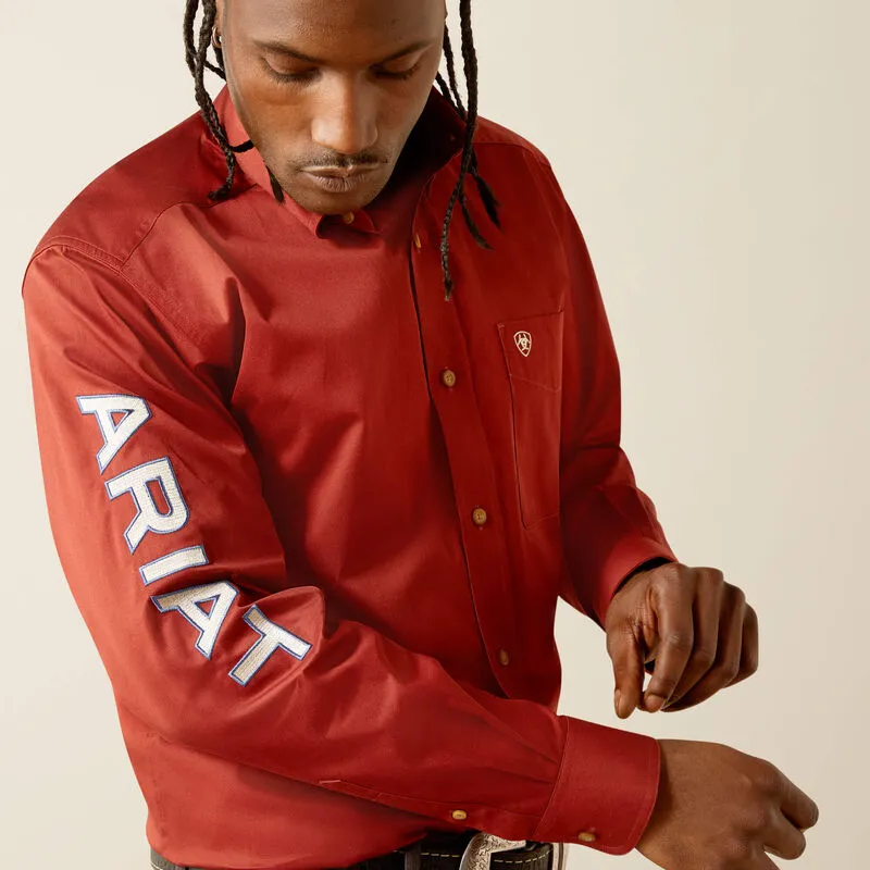 Men's Ariat Team Logo Twill Classic Fit Shirt - 10055288