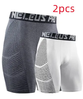 Men's Breathable Stretch  Quick-drying Skin-tight Shorts