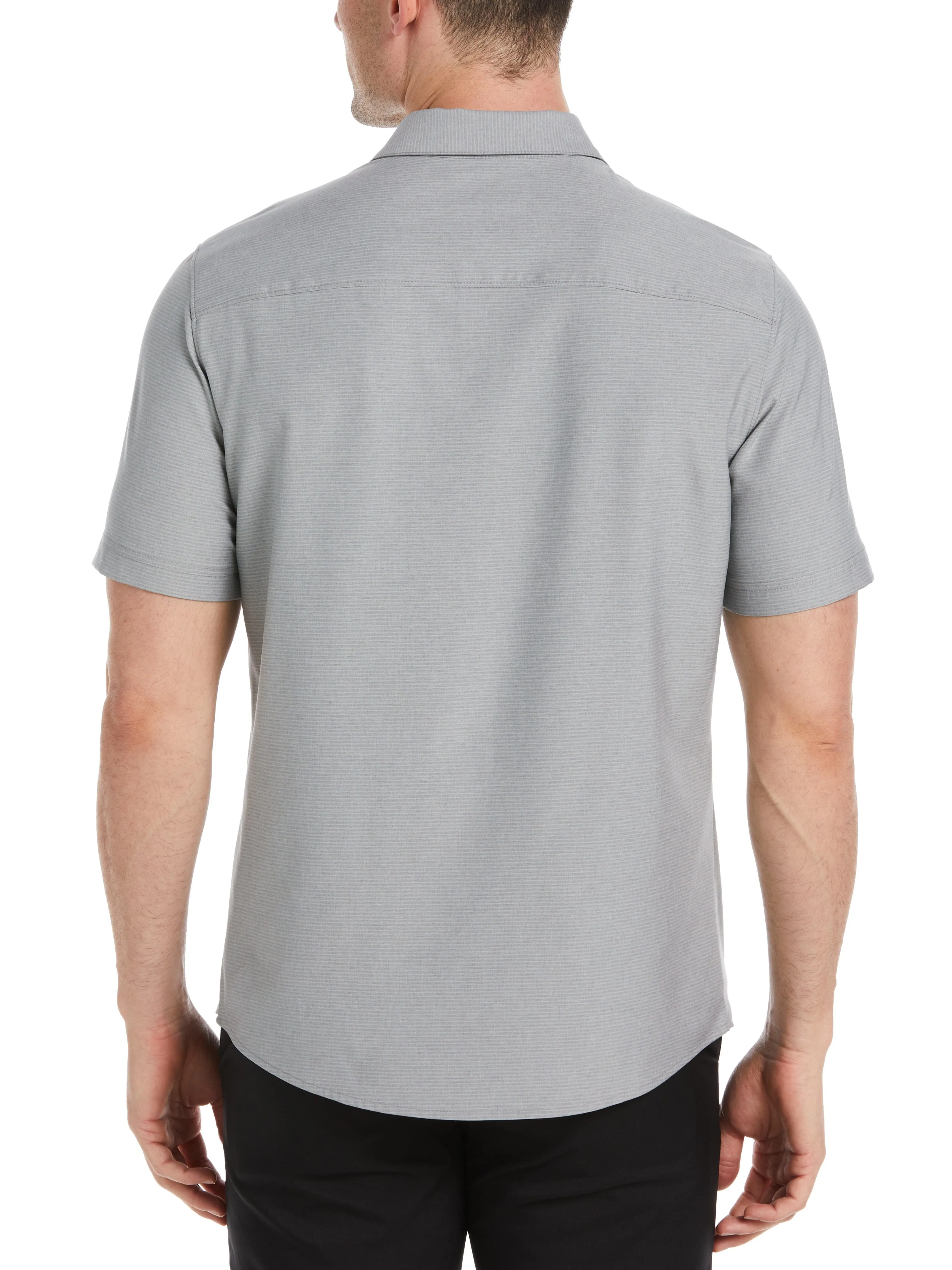Men's Eco Woven Coatfront Golf Shirt