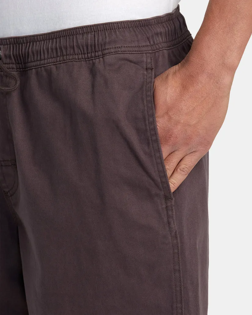 Mens Escape Elastic Waist Shorts 17"