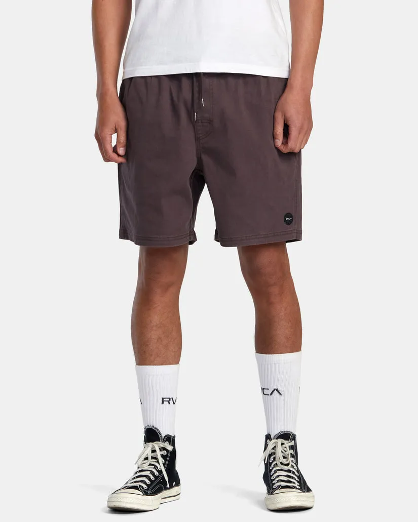 Mens Escape Elastic Waist Shorts 17"