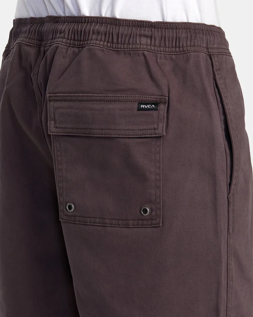 Mens Escape Elastic Waist Shorts 17"