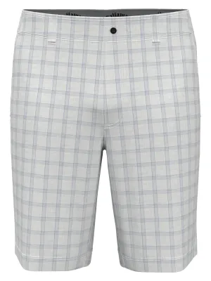 Mens Flat Front Sun-Worn Texture Print Golf Short