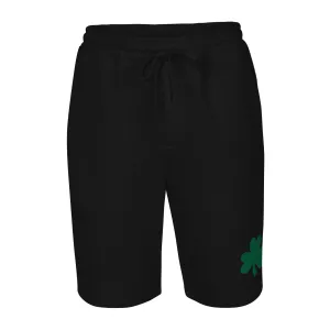 Men's fleece shorts Green Shamrock