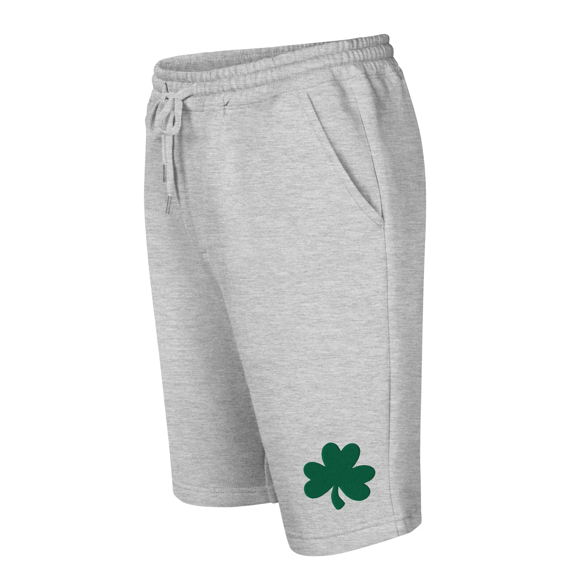 Men's fleece shorts Green Shamrock