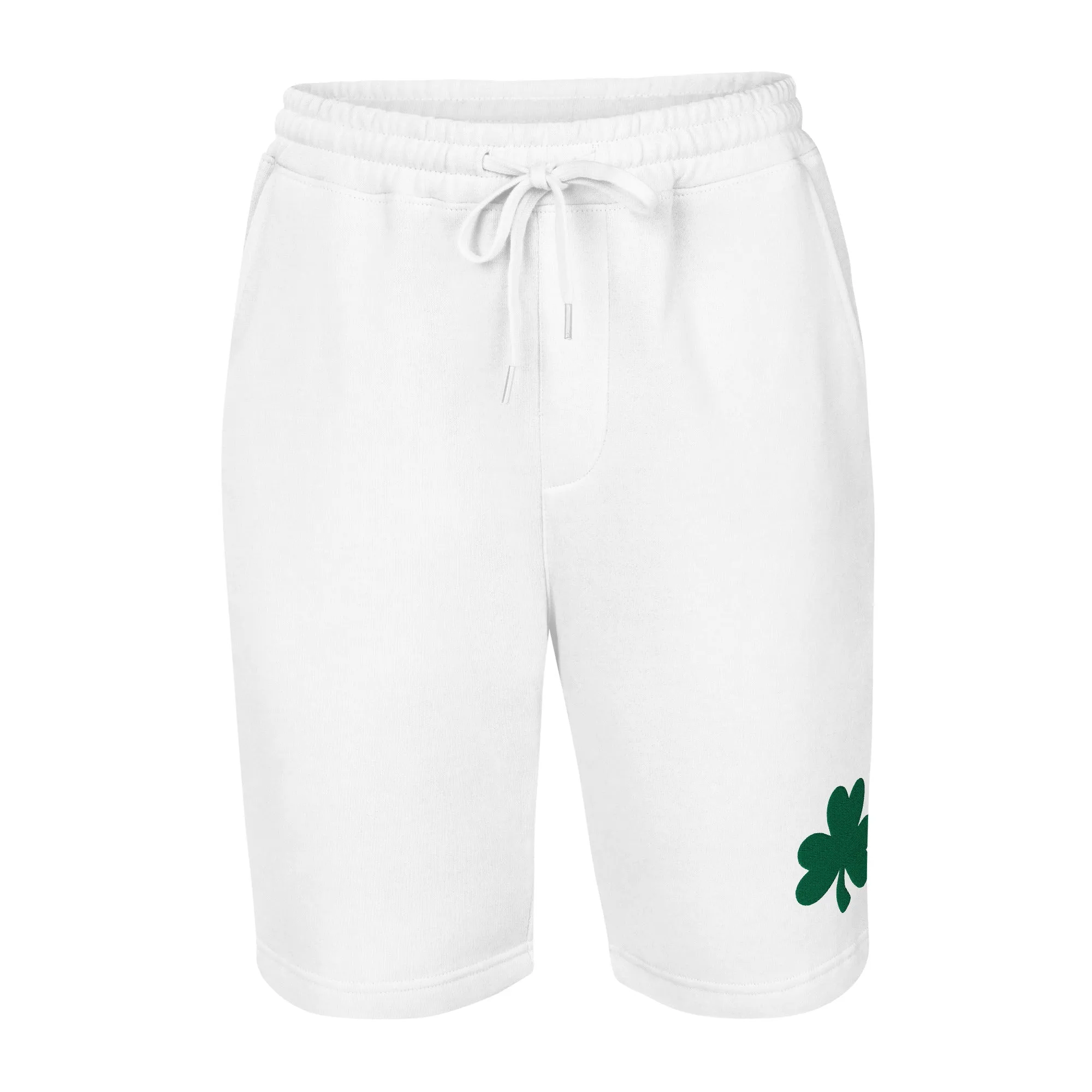 Men's fleece shorts Green Shamrock