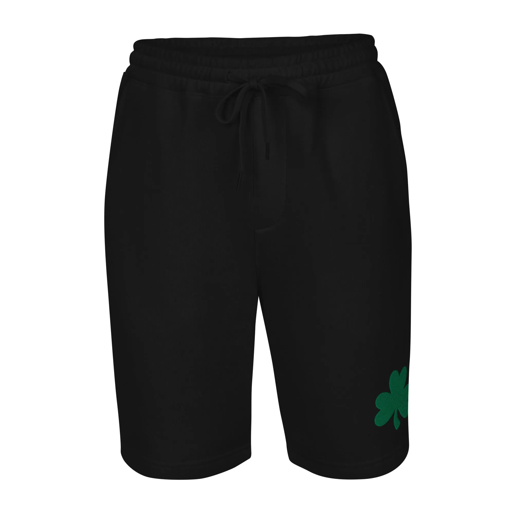 Men's fleece shorts Green Shamrock
