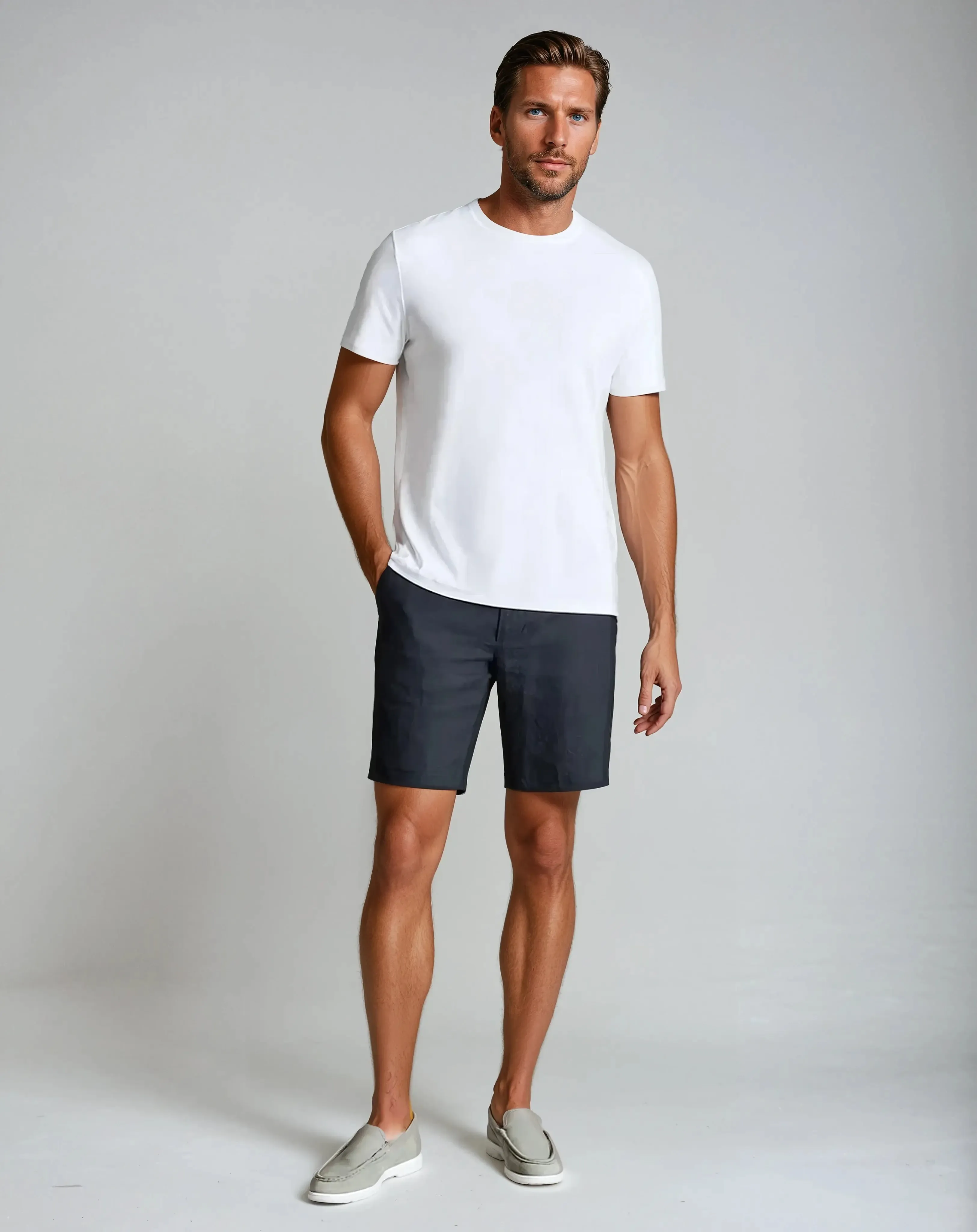 Men's Linen Summer Shorts