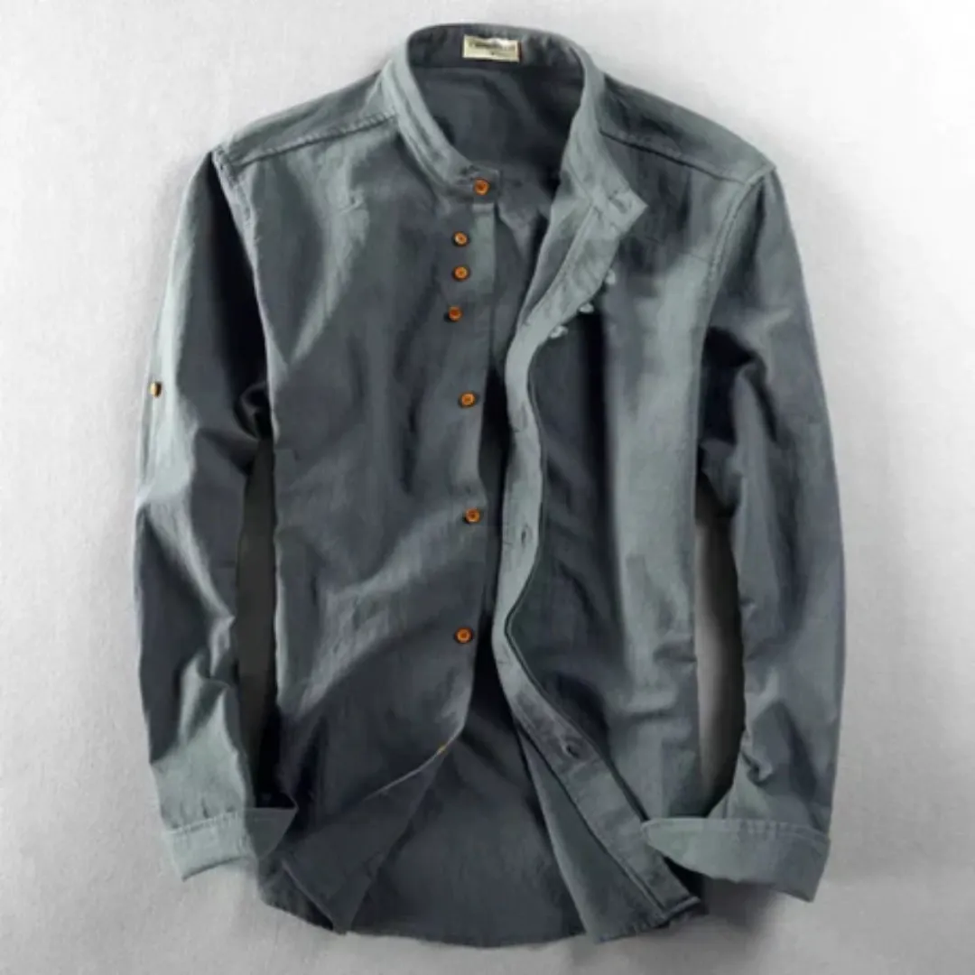 Men's Long Sleeve Fitted Shirt | Casual