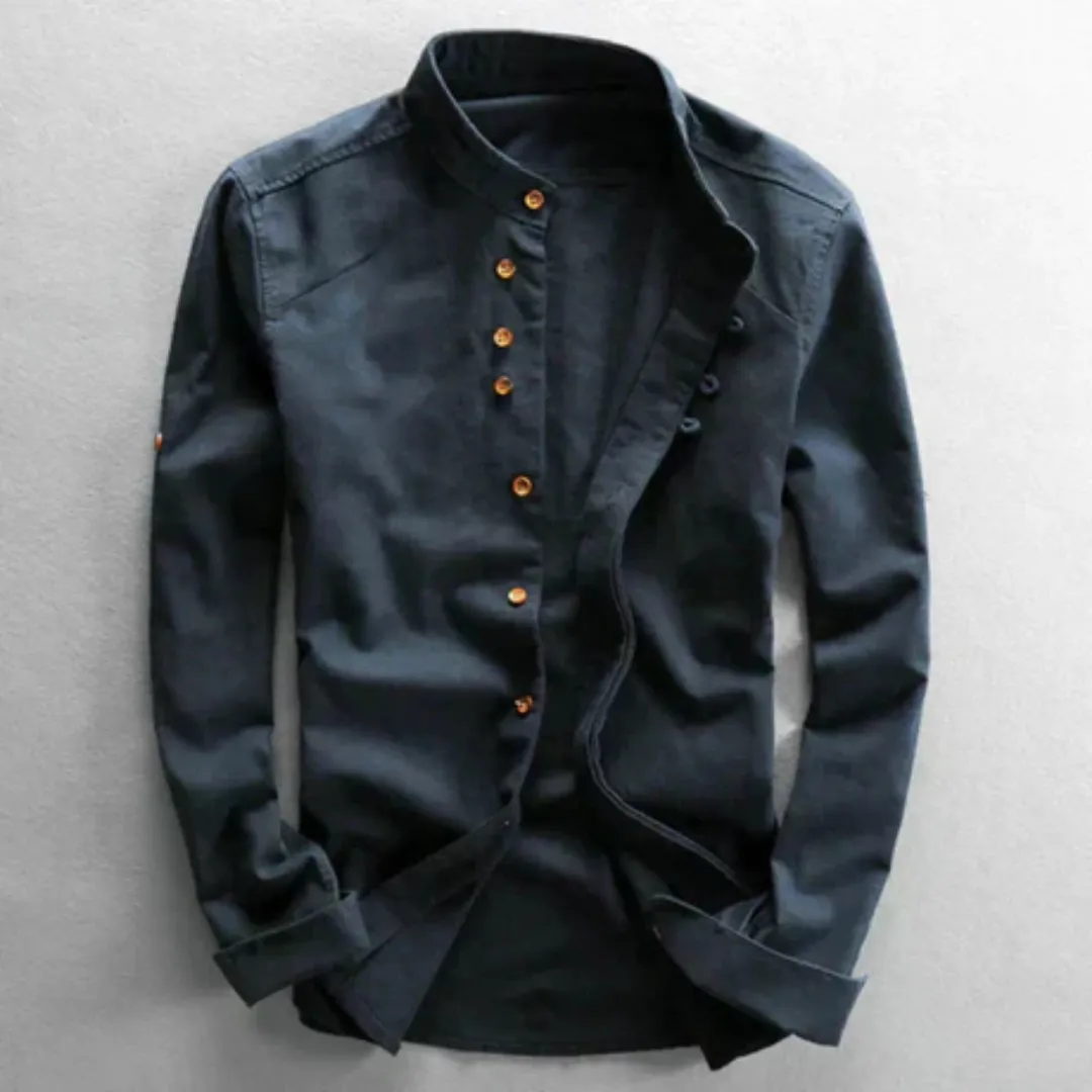 Men's Long Sleeve Fitted Shirt | Casual