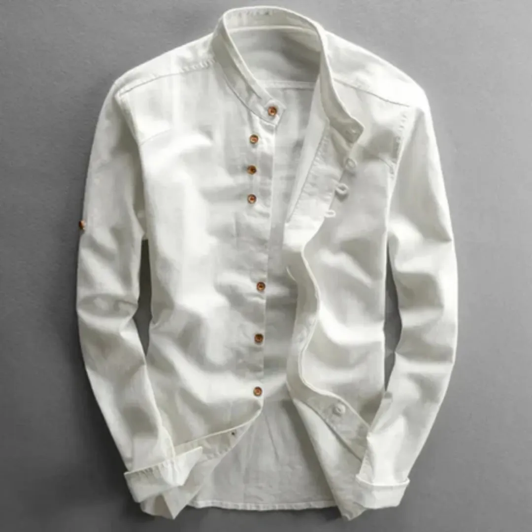 Men's Long Sleeve Fitted Shirt | Casual