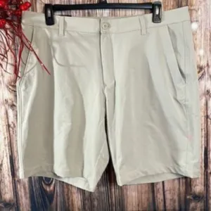 Men's Under Armour Tech Moisture Wicking Shorts, Size: 40, Beige