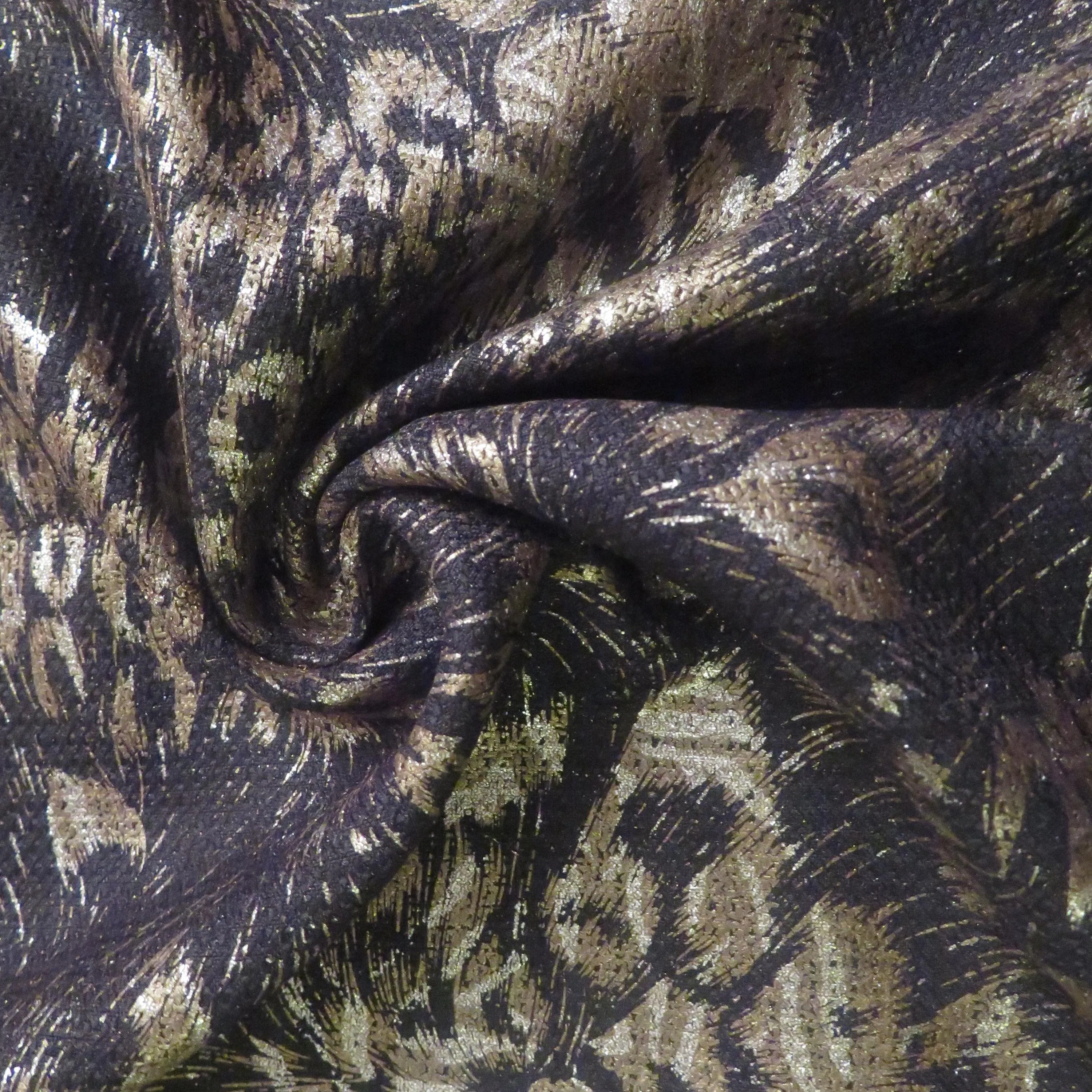 Metallic Cheetah Fabric