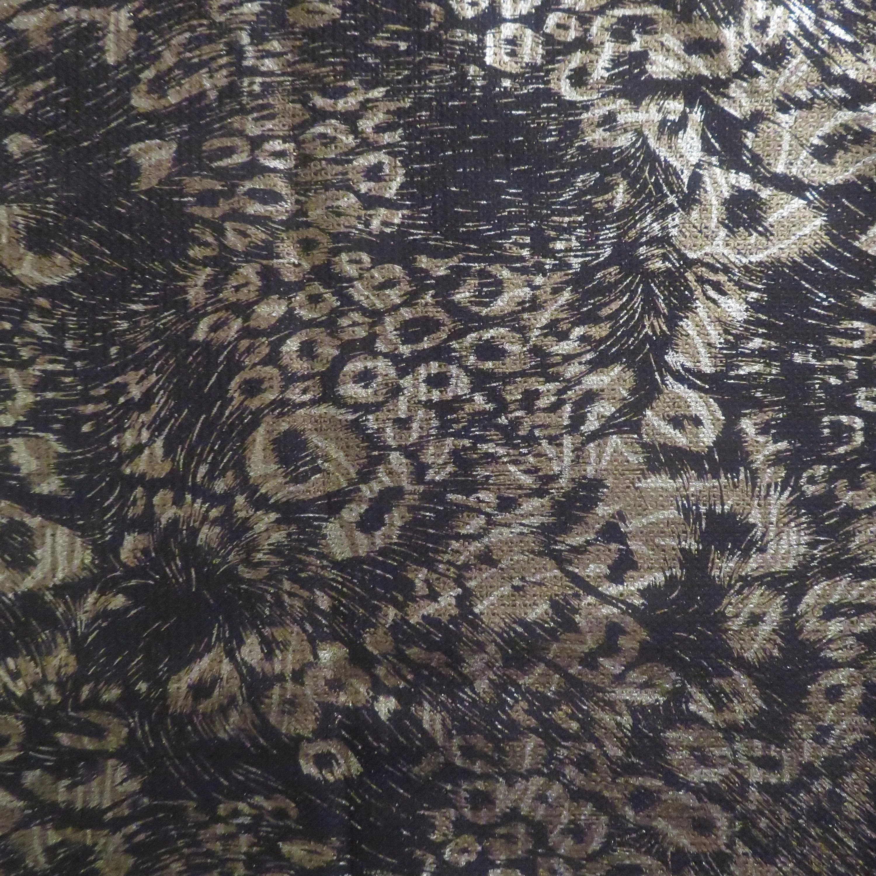 Metallic Cheetah Fabric