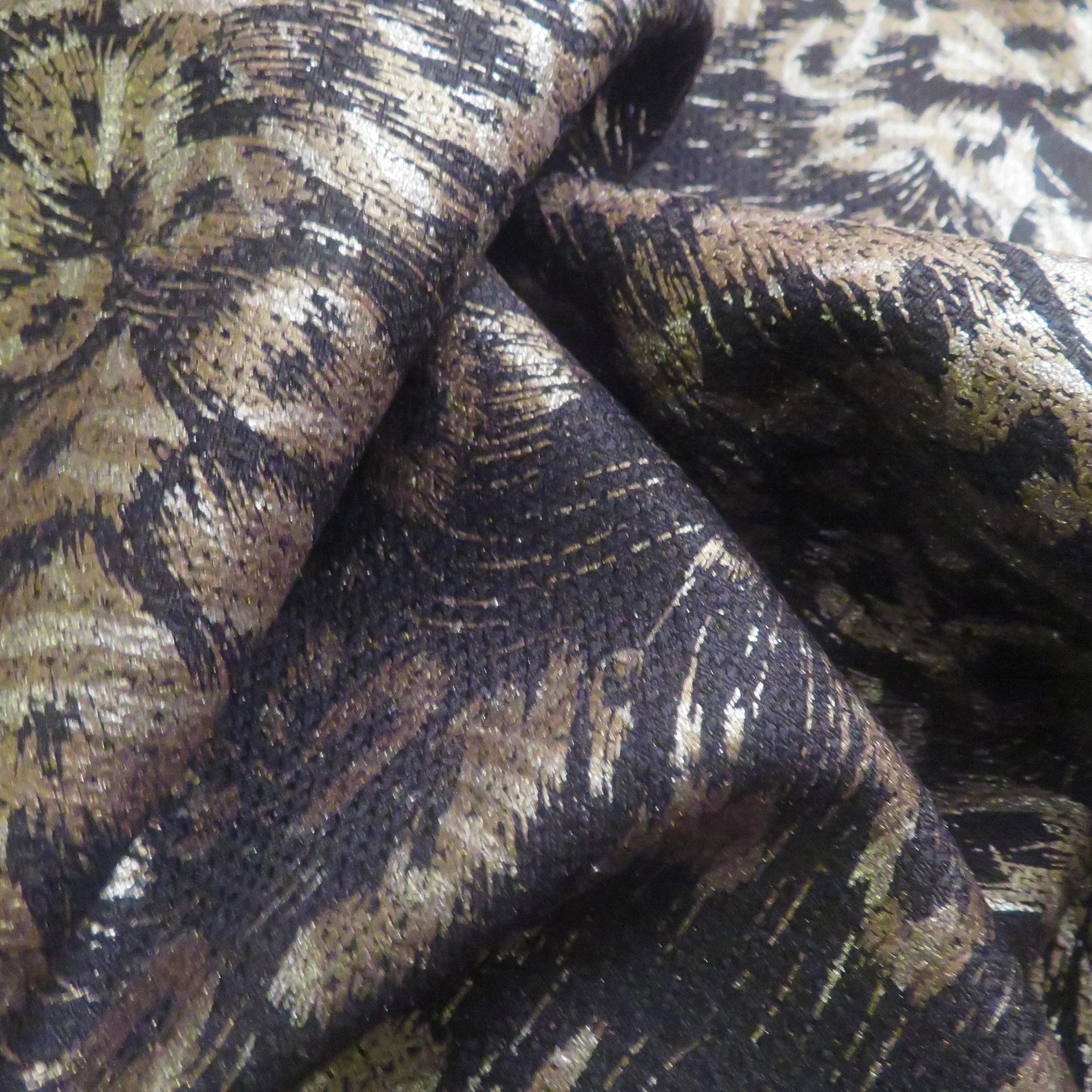 Metallic Cheetah Fabric