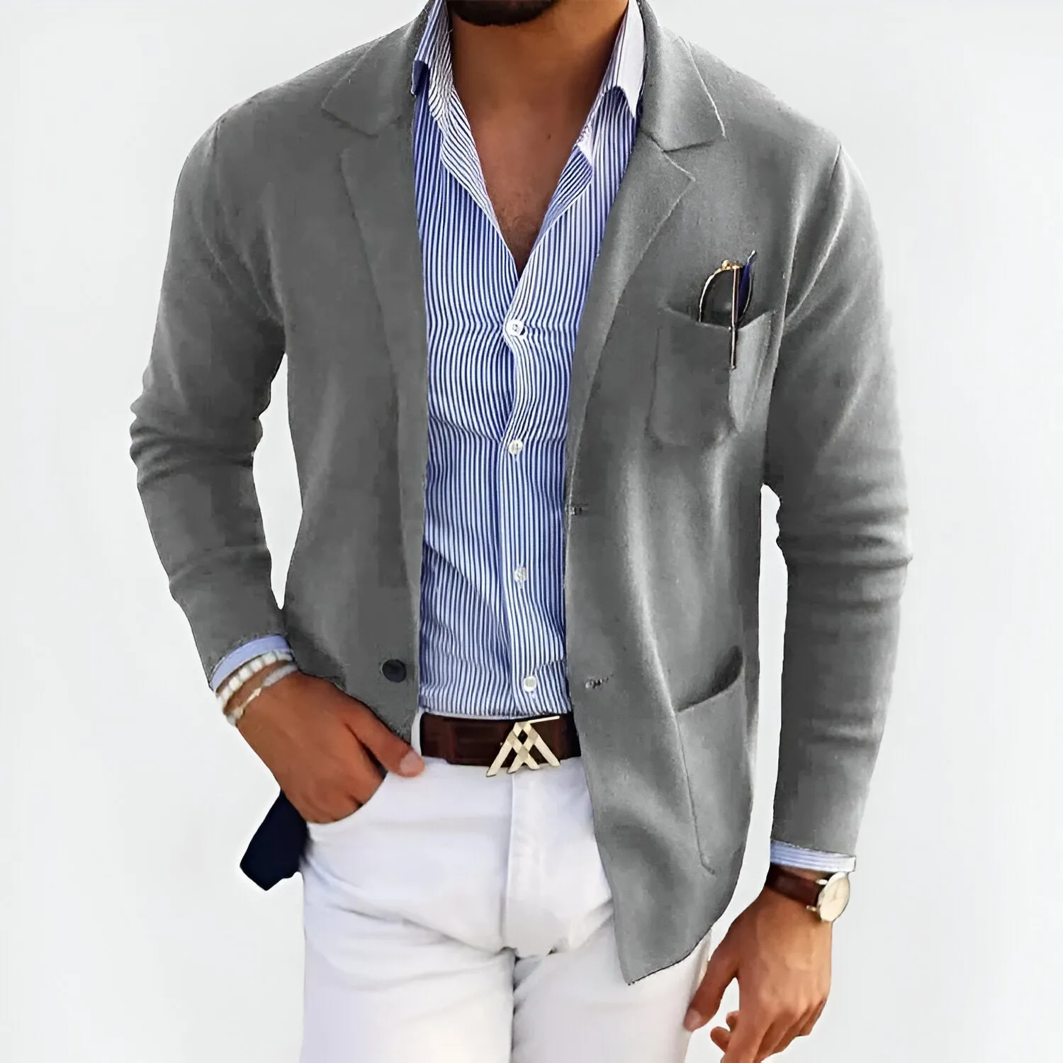 Milan Sharp-Cut Casual Blazer