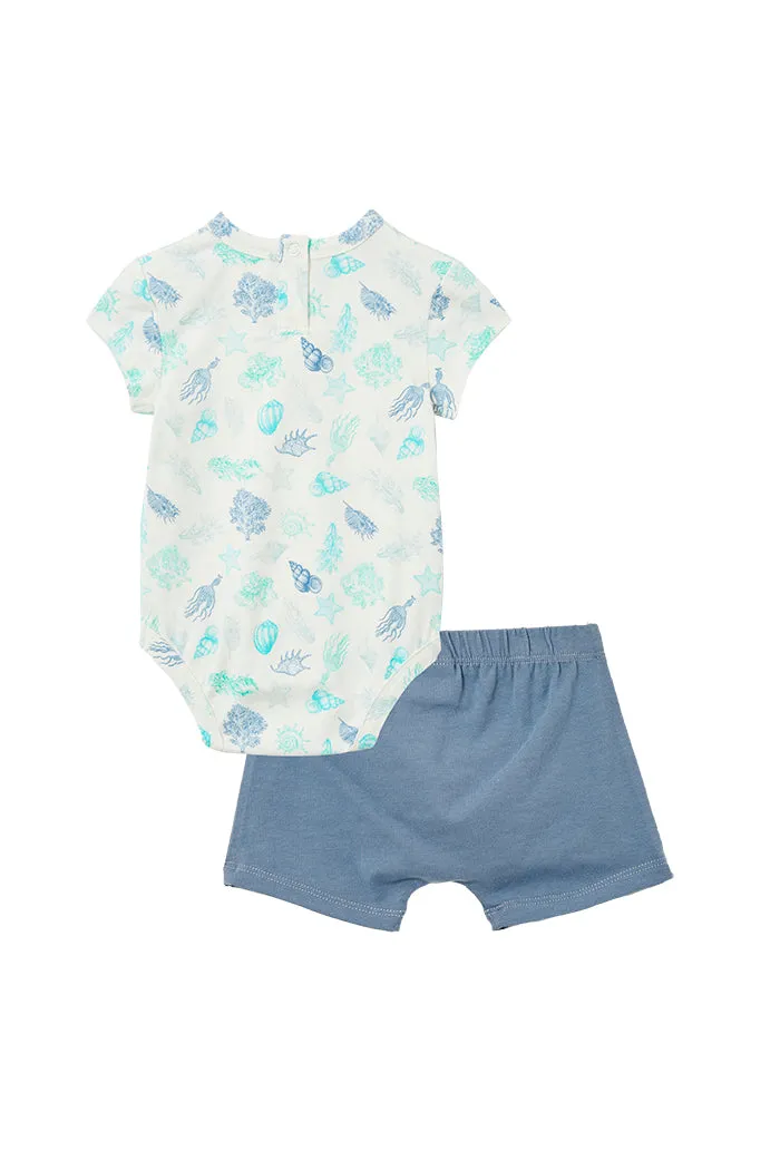 Milky | Seashells Baby Set