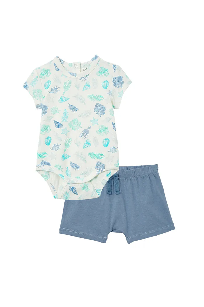 Milky | Seashells Baby Set