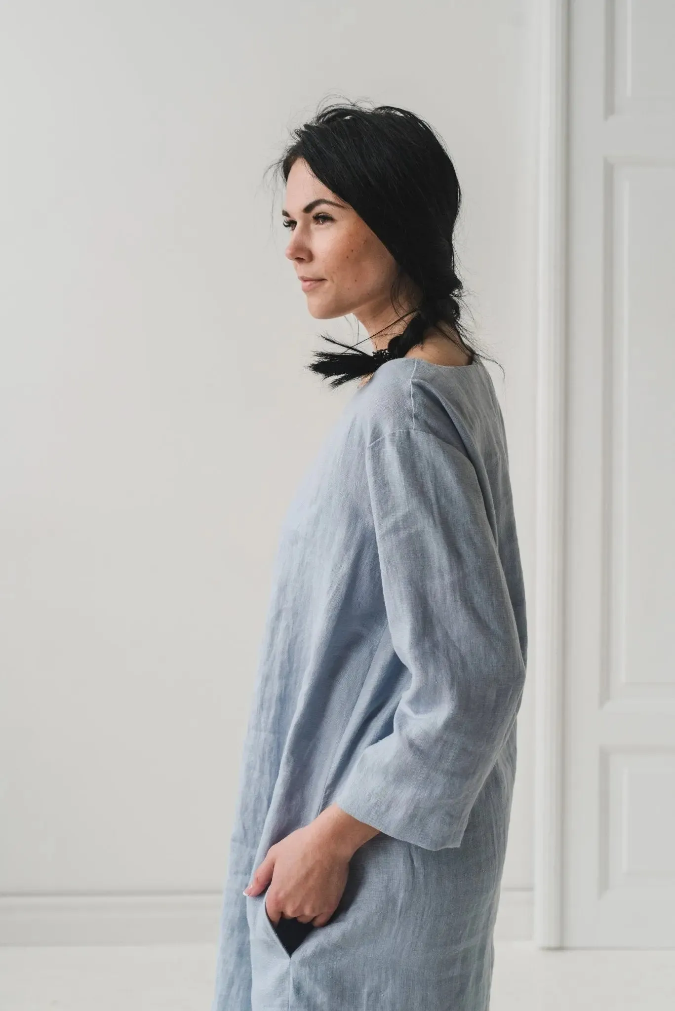 Minimal Linen Dress
