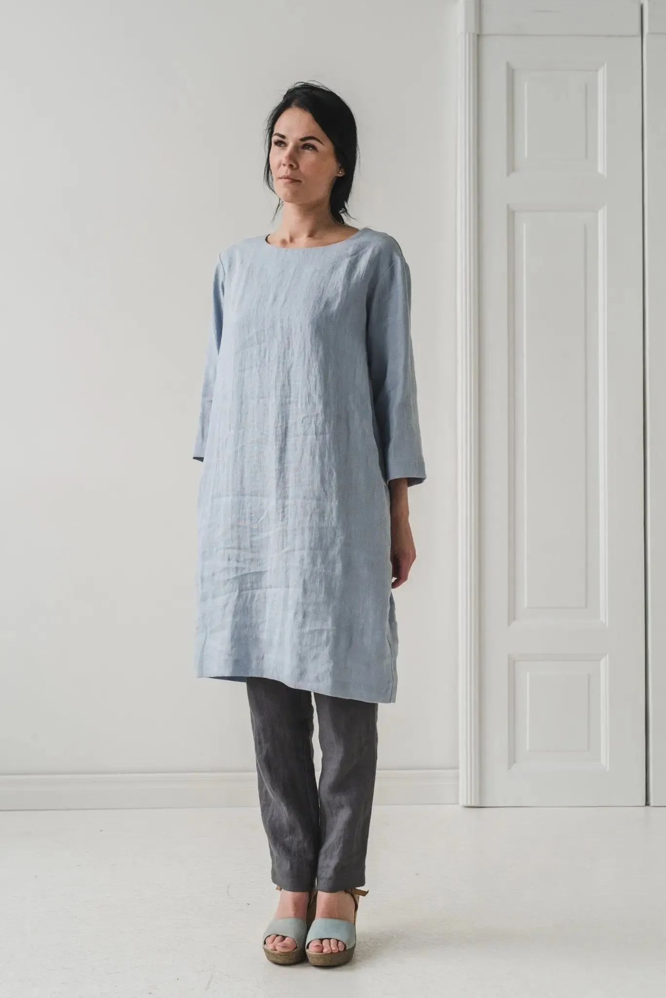 Minimal Linen Dress
