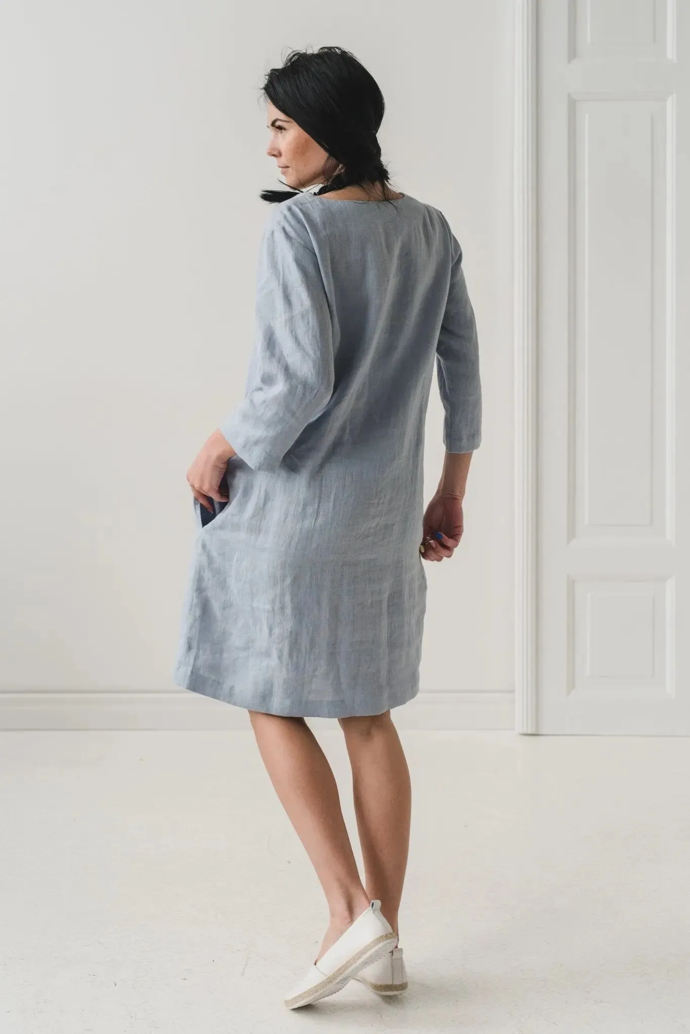 Minimal Linen Dress