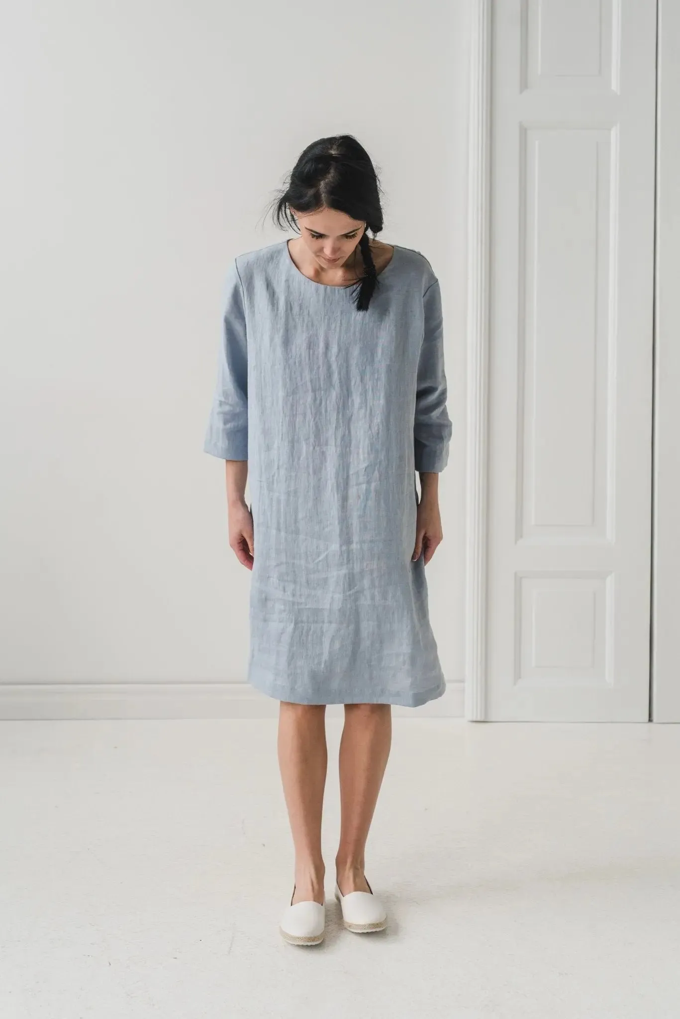 Minimal Linen Dress