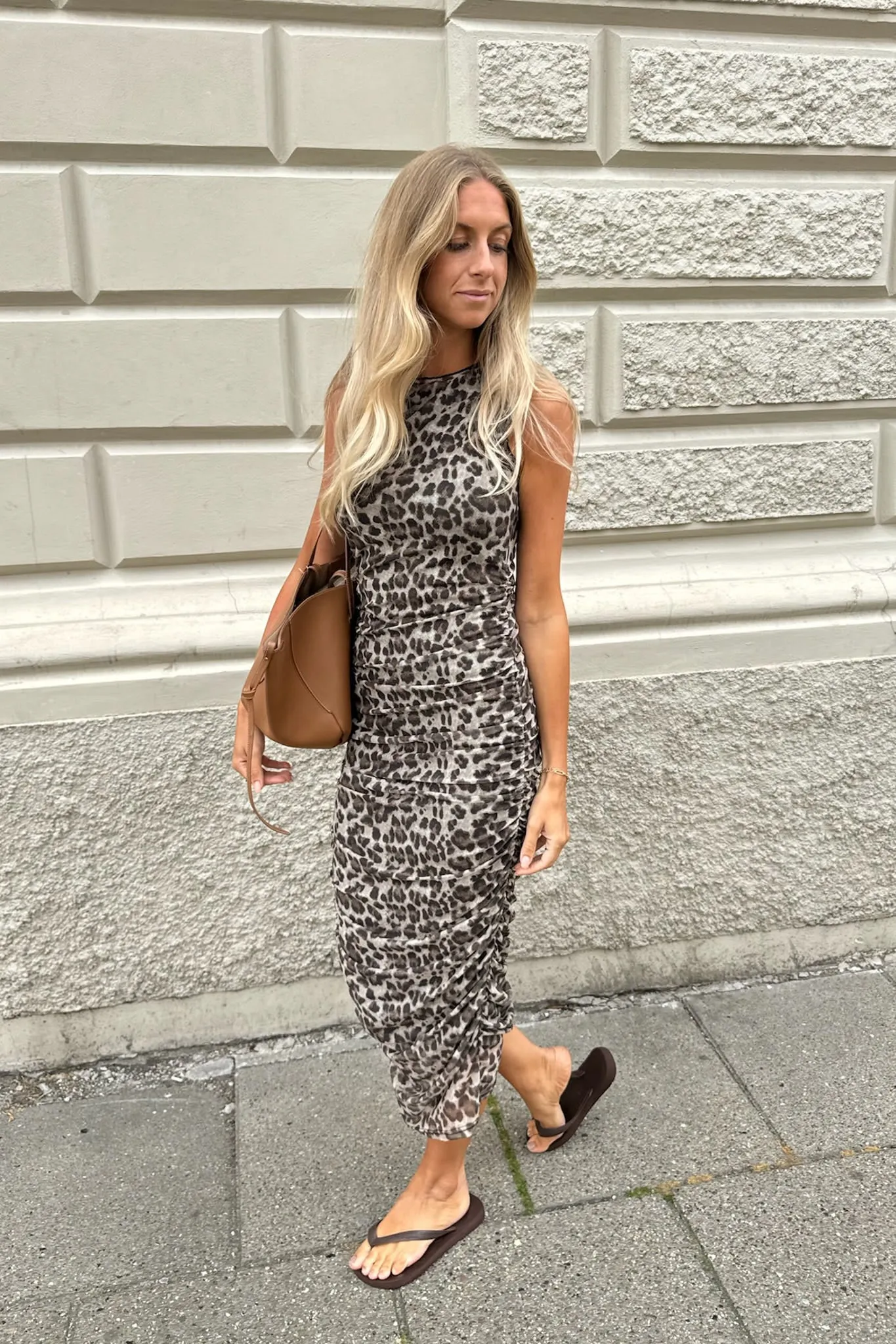 MiraIC Mesh Kjole - Leo print