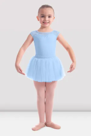 Mirella MS148C Girls Daisy Lace Waistband Tutu Skirt
