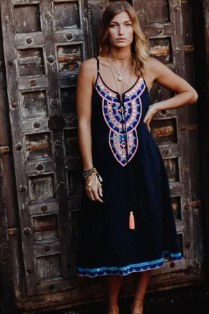 Mirror Dress - Navy