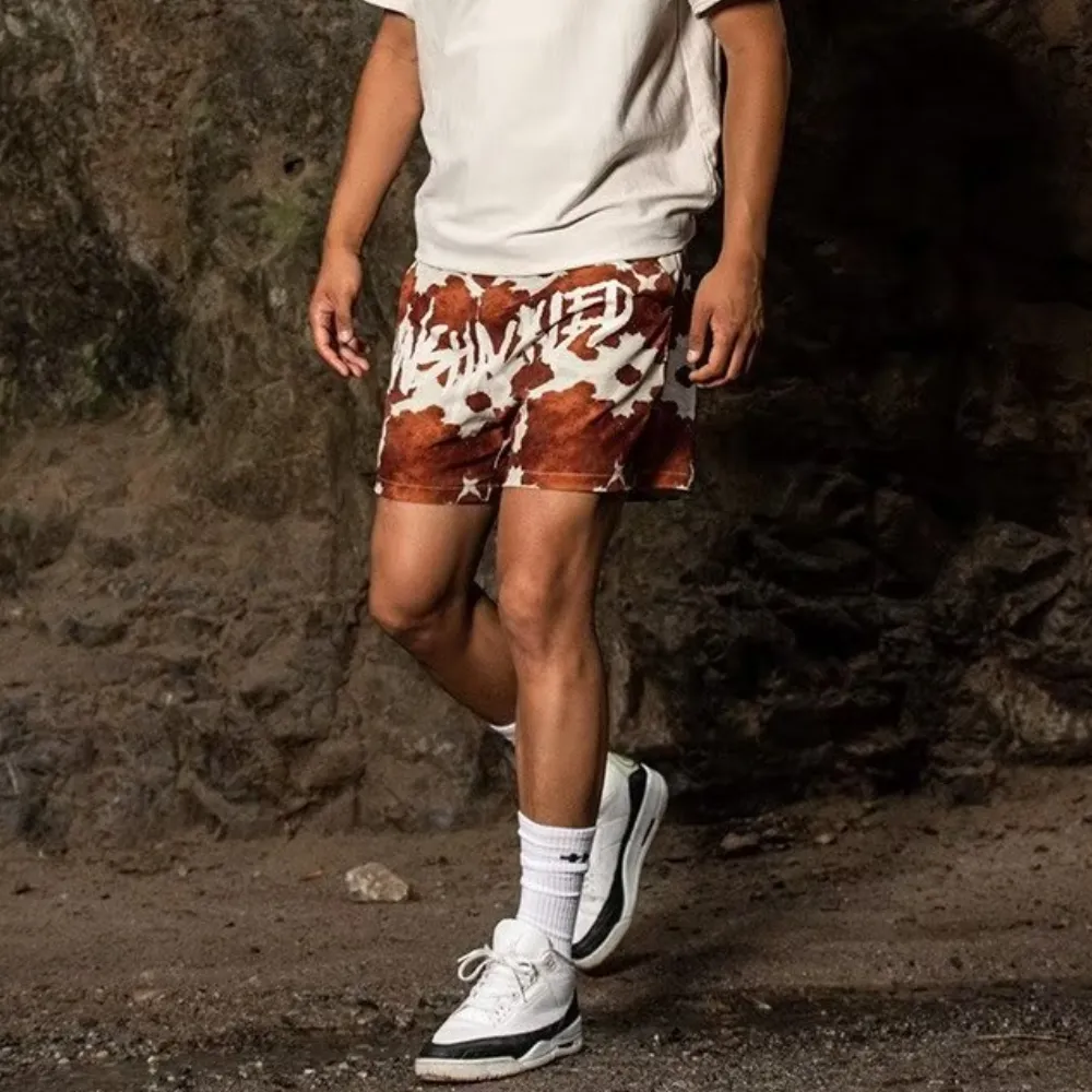 Modern Animal Collection Print Shorts