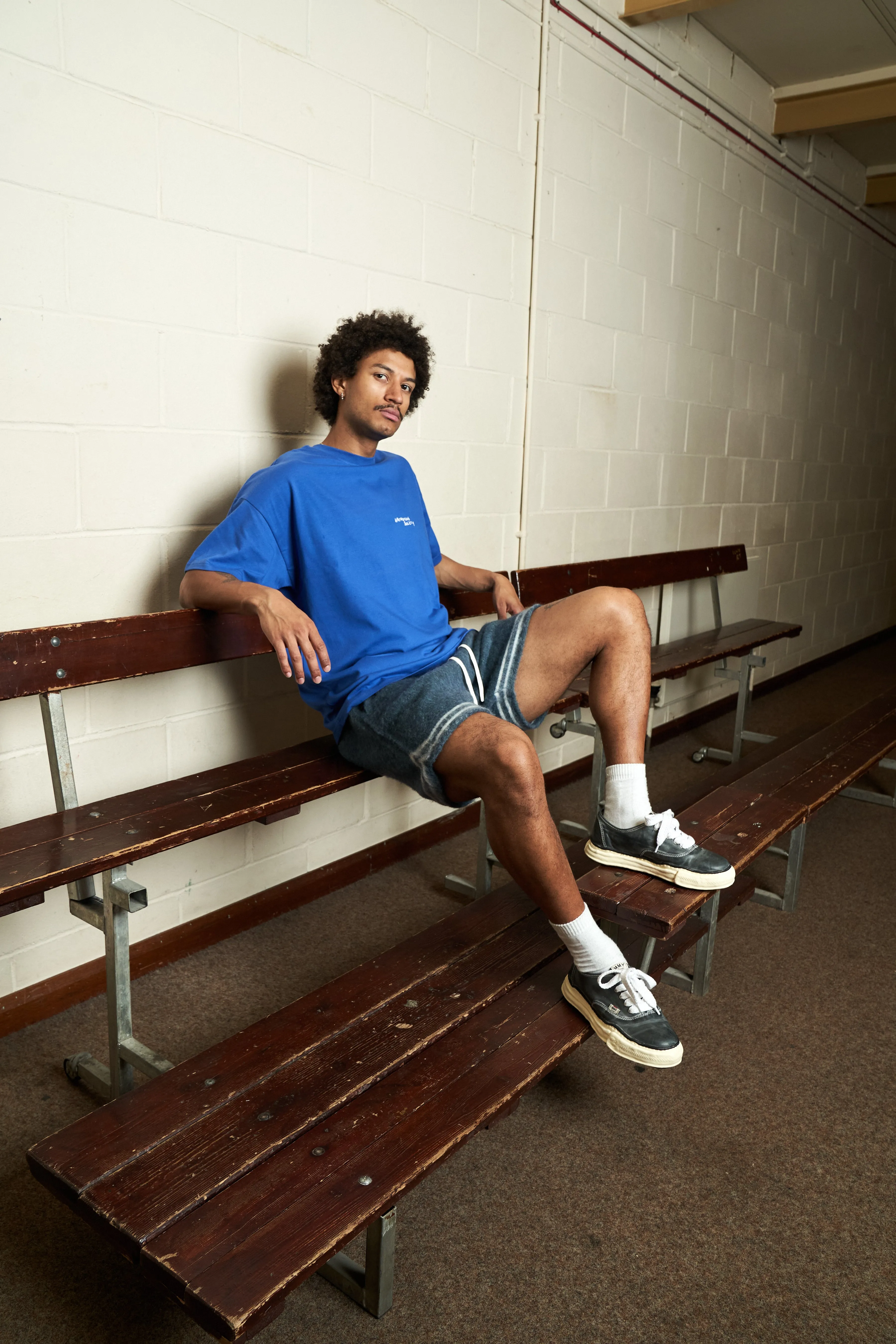 Mohair Baller Shorts - Blue