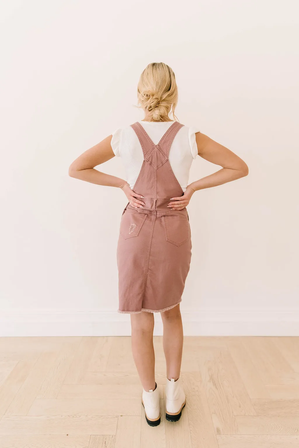 Molly Denim Jumper // Dusty Mauve
