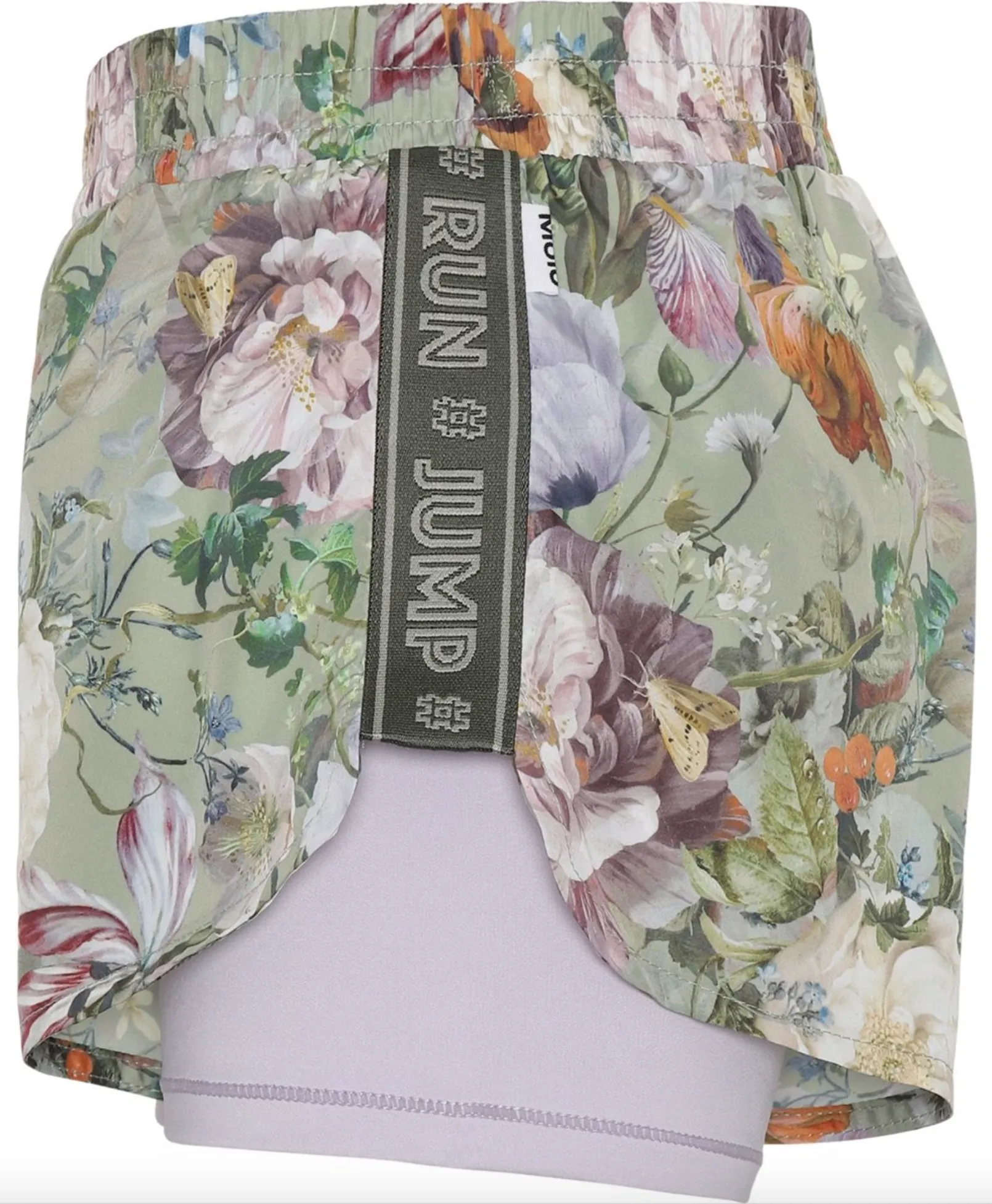 Molo - Omari Shorts - Green Botanic