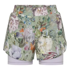 Molo - Omari Shorts - Green Botanic