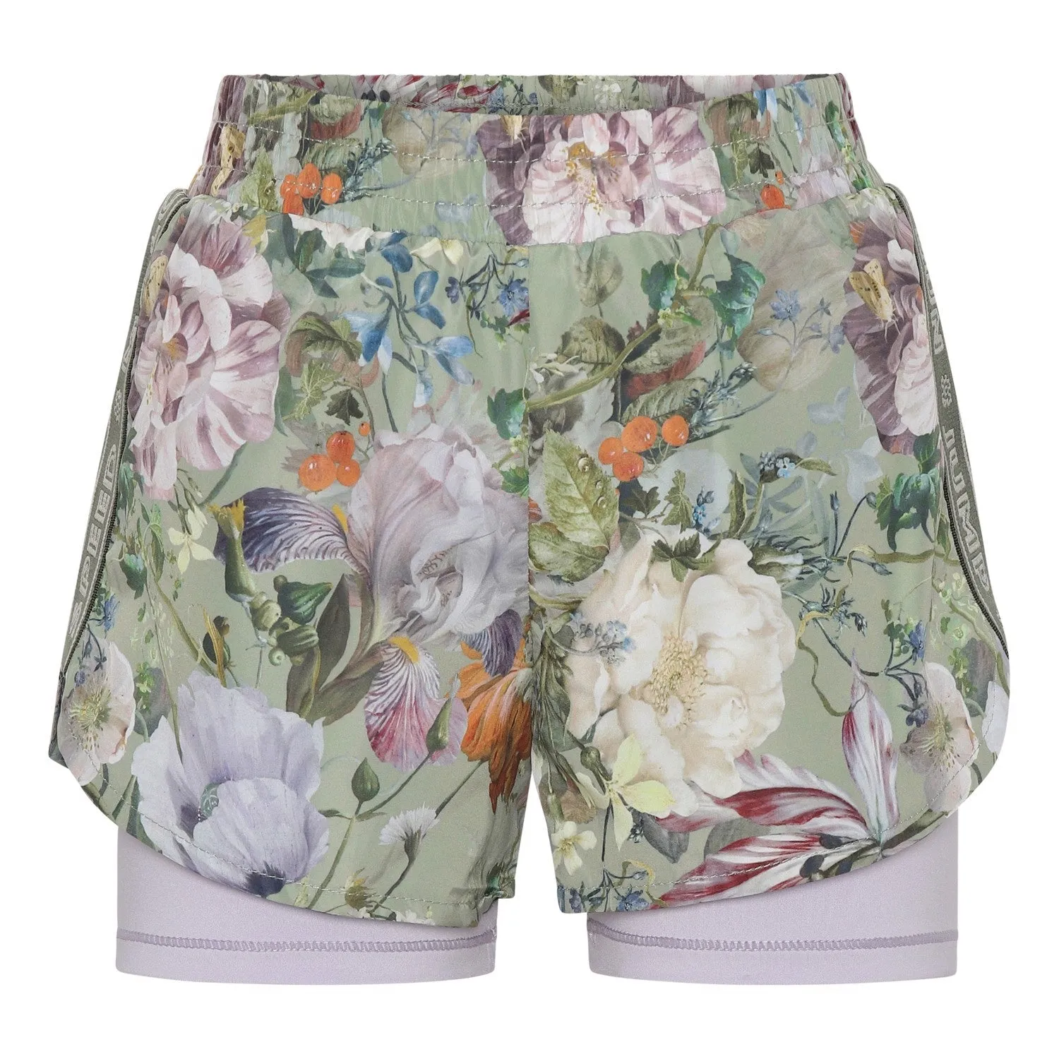 Molo - Omari Shorts - Green Botanic