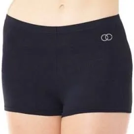 Mondor Black Dance Gymnastics Short Shorts : Style #1609