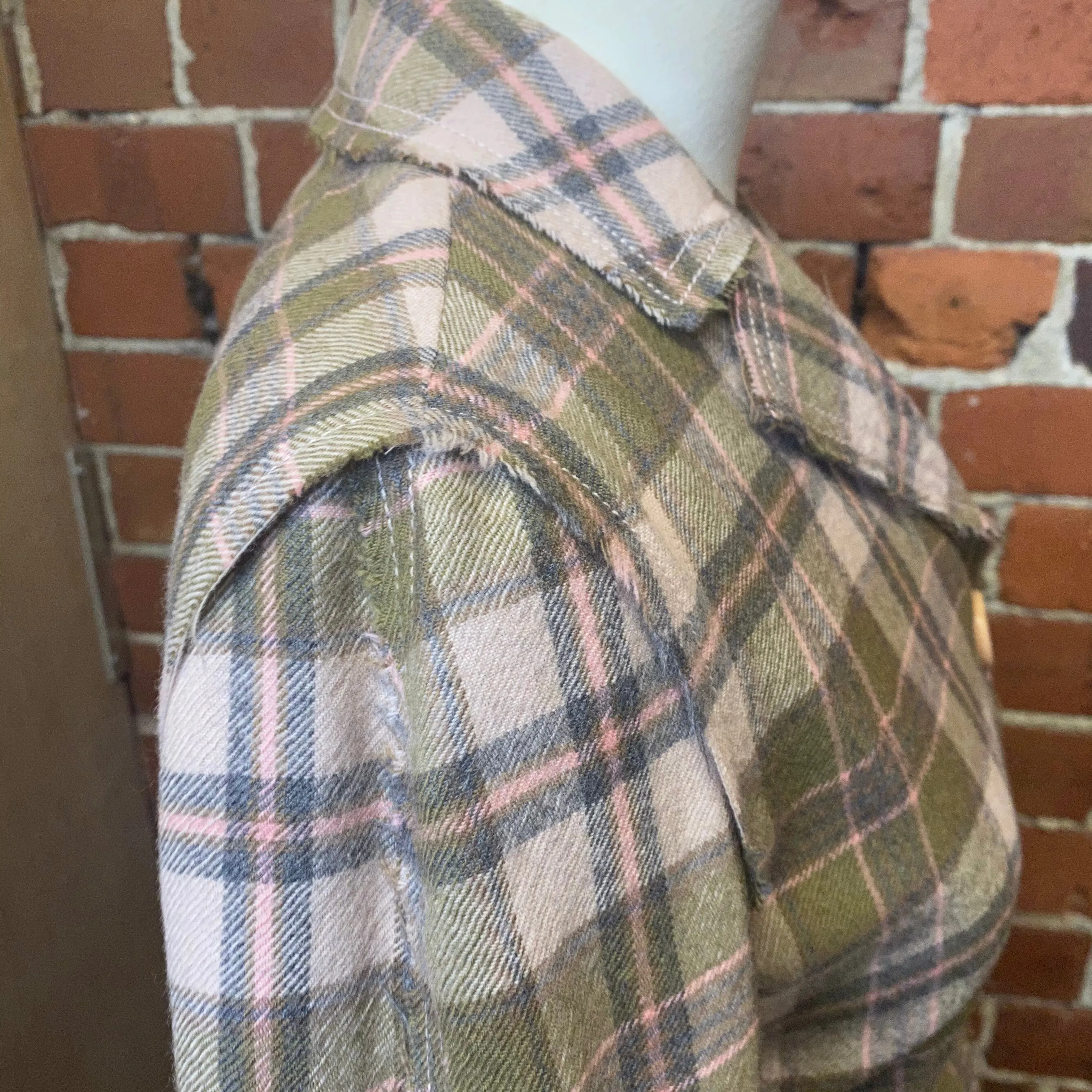 MOSCHINO tartan wool jacket