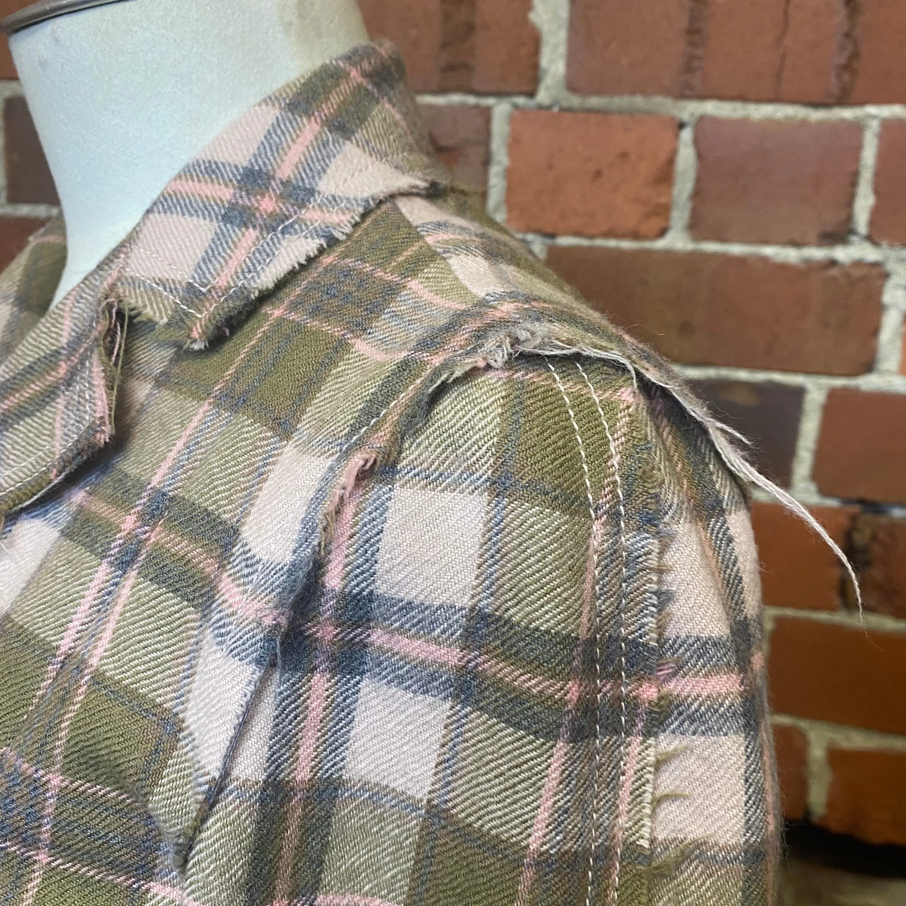 MOSCHINO tartan wool jacket