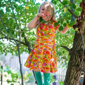 Mushroom Treasure Short Sleeve Dress - 2 Left Size 2-3 & 9-10 years