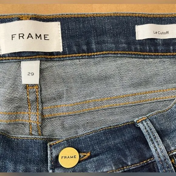 New ~  FRAME  ~ Le Cutoff Denim Shorts 29 ADORBS