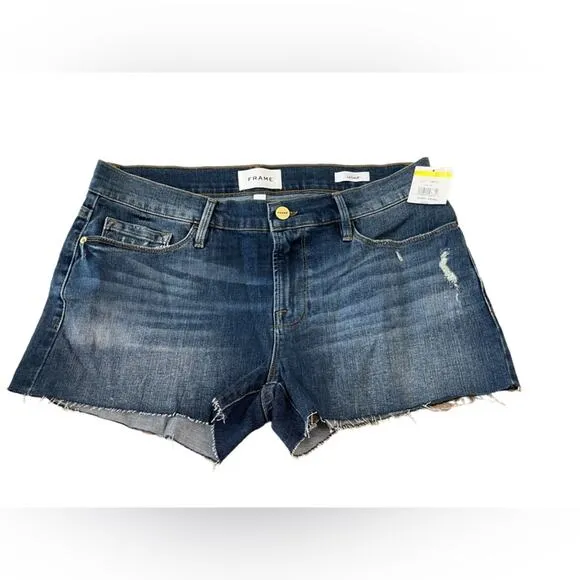 New ~  FRAME  ~ Le Cutoff Denim Shorts 29 ADORBS