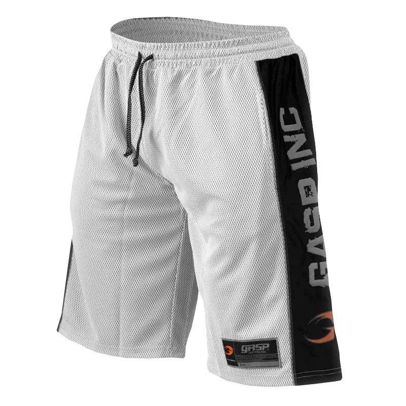 No1 Mesh Shorts - White/Black