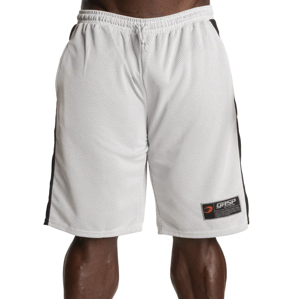 No1 Mesh Shorts - White/Black