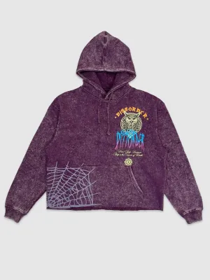 NOR-GN4101-Don't Sleep Crop Hoodie