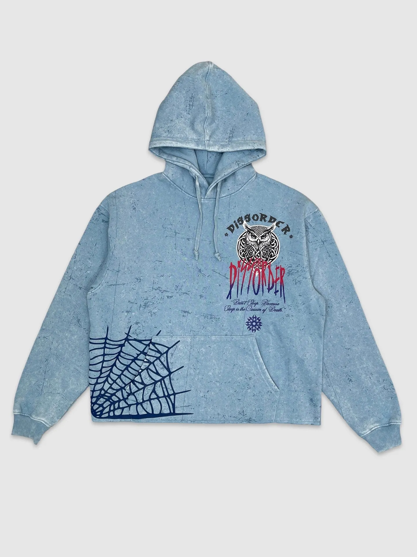 NOR-GN4101-Don't Sleep Crop Hoodie