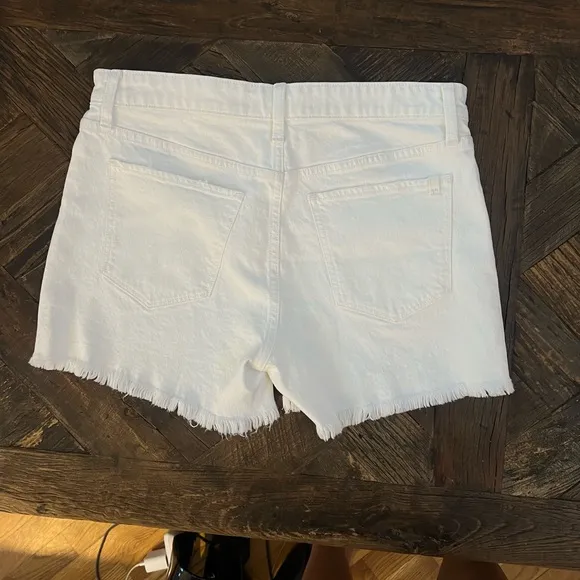 NWOT Women’s Joe's The Jessie Frayed High Waist  White Shorts - Sz 28