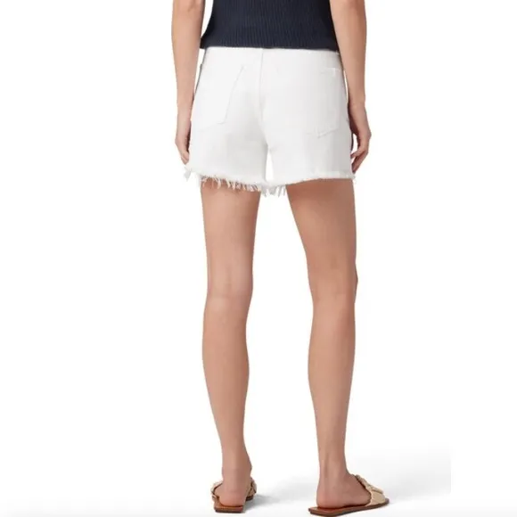 NWOT Women’s Joe's The Jessie Frayed High Waist  White Shorts - Sz 28