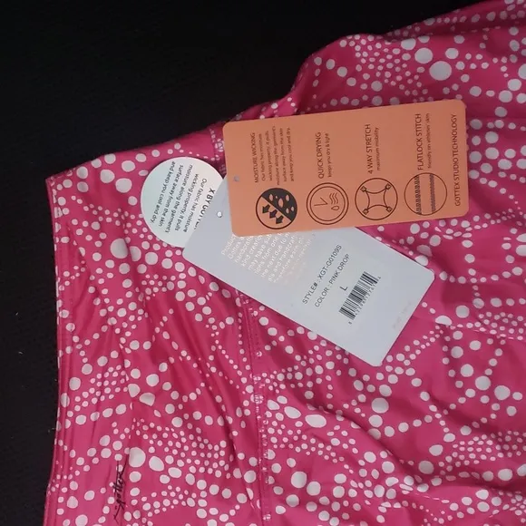 NWT Gottex Lifestyle Jane Athletic Golf &amp; Tennis Pink Drops Skort