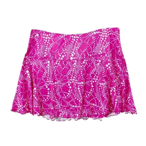 NWT Gottex Lifestyle Jane Athletic Golf &amp; Tennis Pink Drops Skort