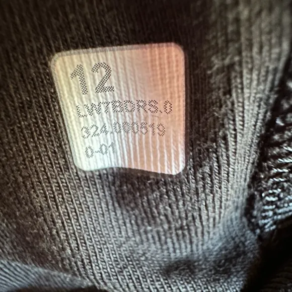 NWT Lululemon Inner Glow Short 3&quot; *TerryBlack Size‎ 12